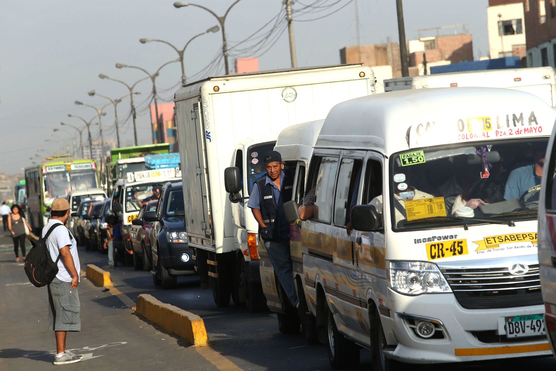 Post Fuerte Congesti N Vehicular Se Registra Por Cierre Total Del