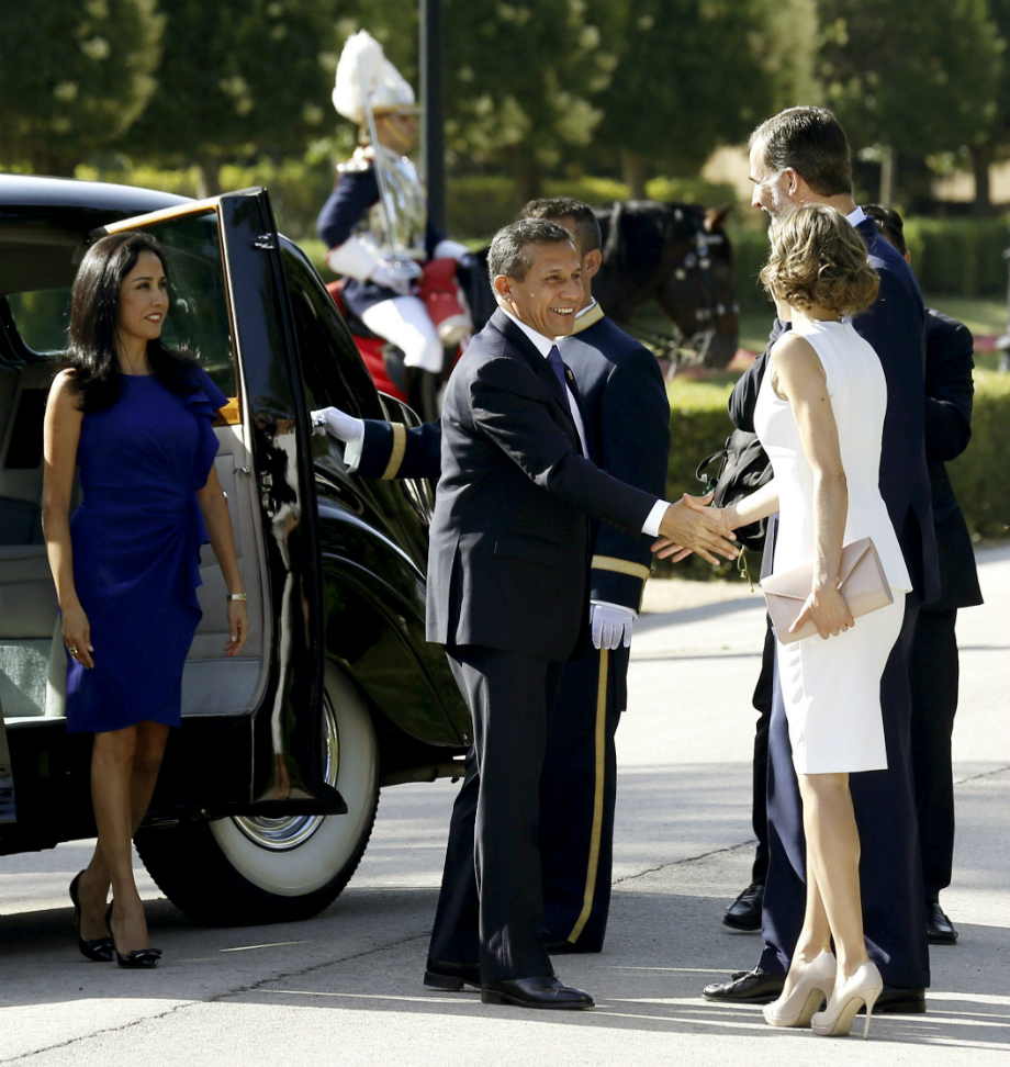 Humala y Nadine 'de paseo' con los reyes de España