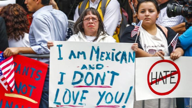 Estados Unidos: Latinos protestaron antes del debate de candidatos republicanos