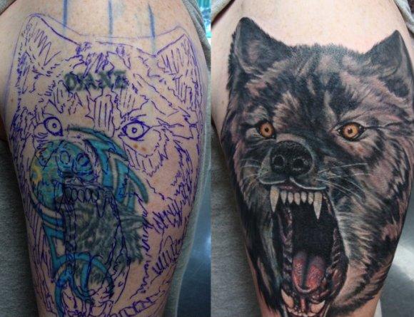 Tatuajes antes y después