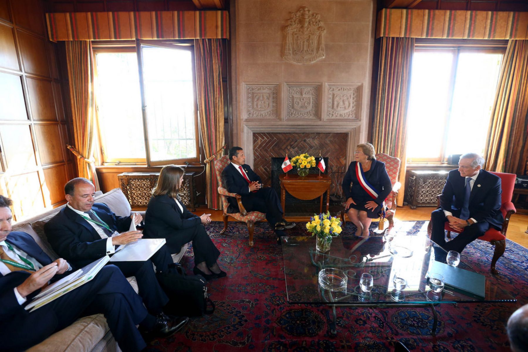 Humala se reunió con Bachelet