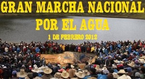 1 de febrero: Marcha nacional en defensa del agua y la vida