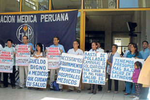 Salud inicia la huelga anunciada