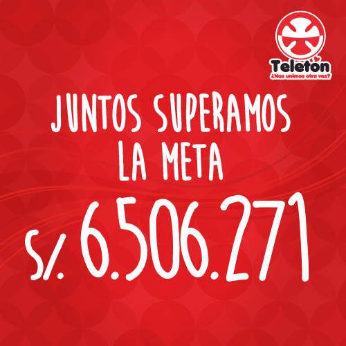 Teletón 2014 recaudó mas S/. 6 millones