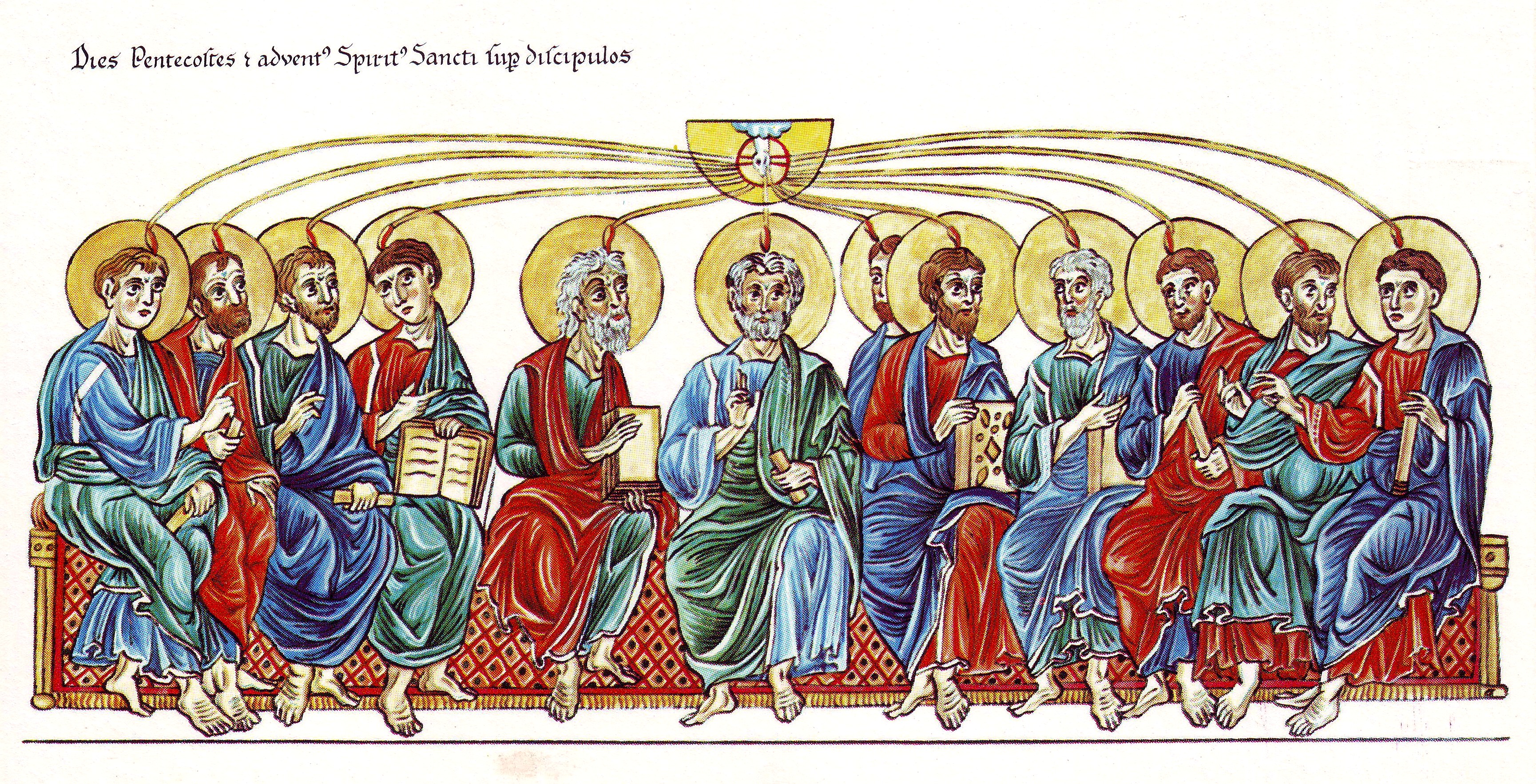 Pfingsten in deutschland. Пятидесятница (Pfingsten). Сошествие Святого духа на апостолов. Троица Пятидесятница Сошествие Святого духа на апостолов. Икона Сошествие Святого духа на апостолов.