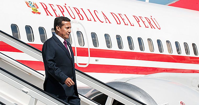 Humala está en Palestina