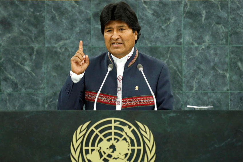 Nada detiene a Evo Morales