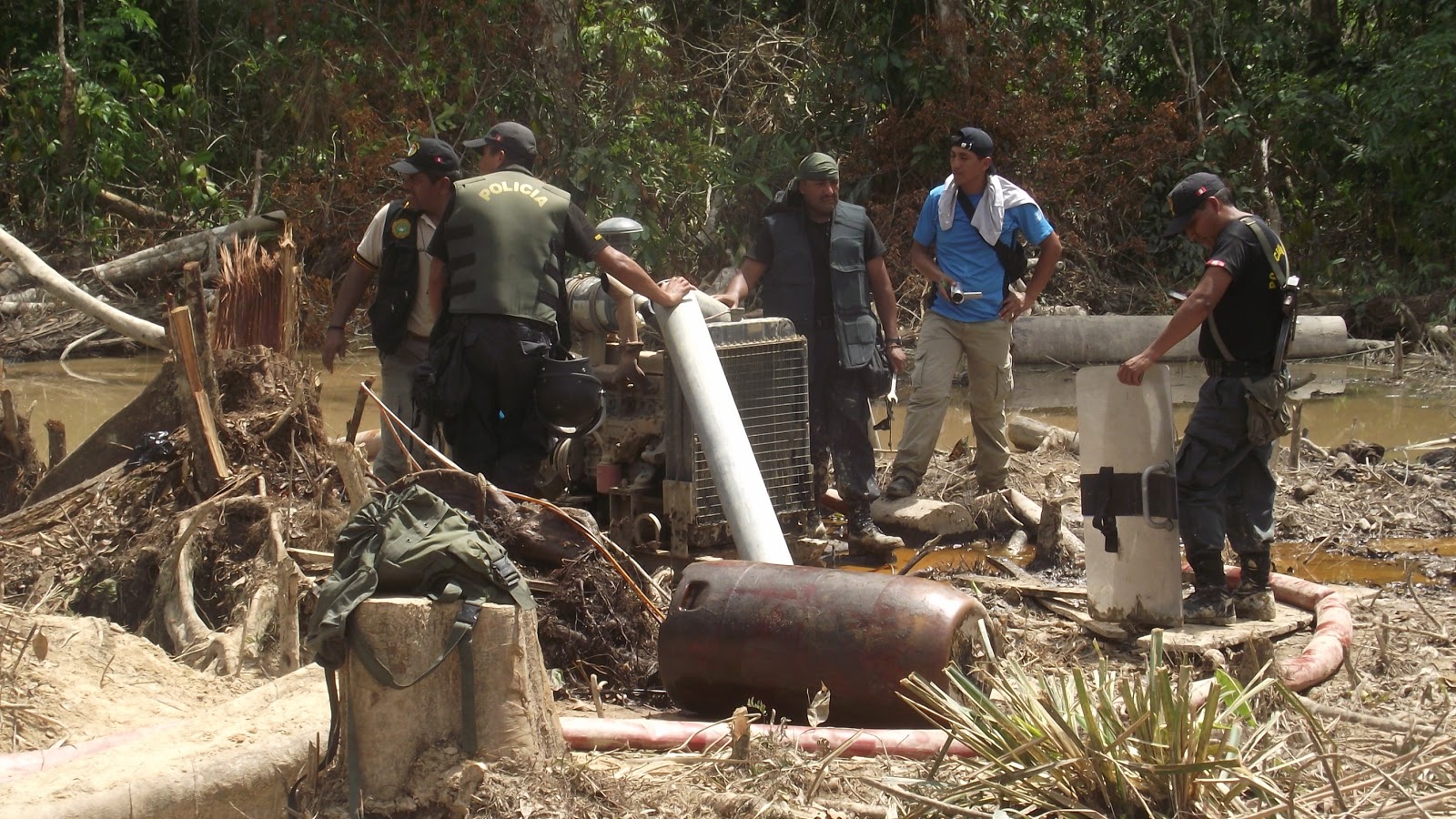 Informan resultado de operativos contra minería en Madre de Dios