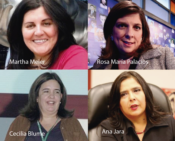 ¿Primas? Hermanas? / Descubren parentesco entre Ana Jara, Rosa María Palacios, Martha Meier Miró Quesada y Cecilia Blume