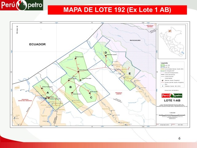 Ojo con la licitación del lote 192