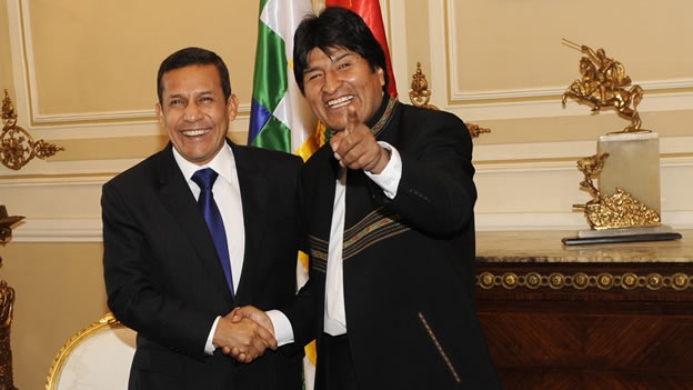 Presidente de Bolivia se reunirá con mandatario Ollanta Humala