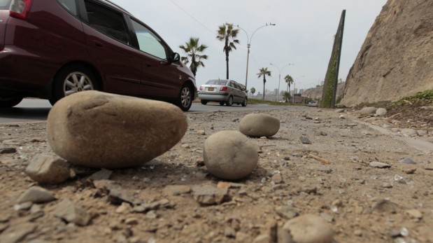 Las piedras caídas de la Costa Verde serían beneficiosas para la humanidad