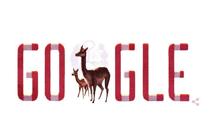 #Feliz28: Google dedica un doodle al Perú por el 194 aniversario de su independencia