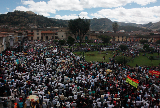 ¿Conga va? Marcha a favor del proyecto minero en imágenes