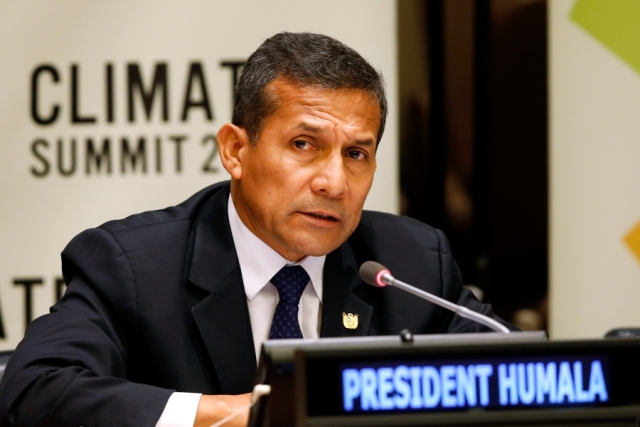 Humala sobre la COP20: será la mayor alianza de la historia para el clima y el desarrollo