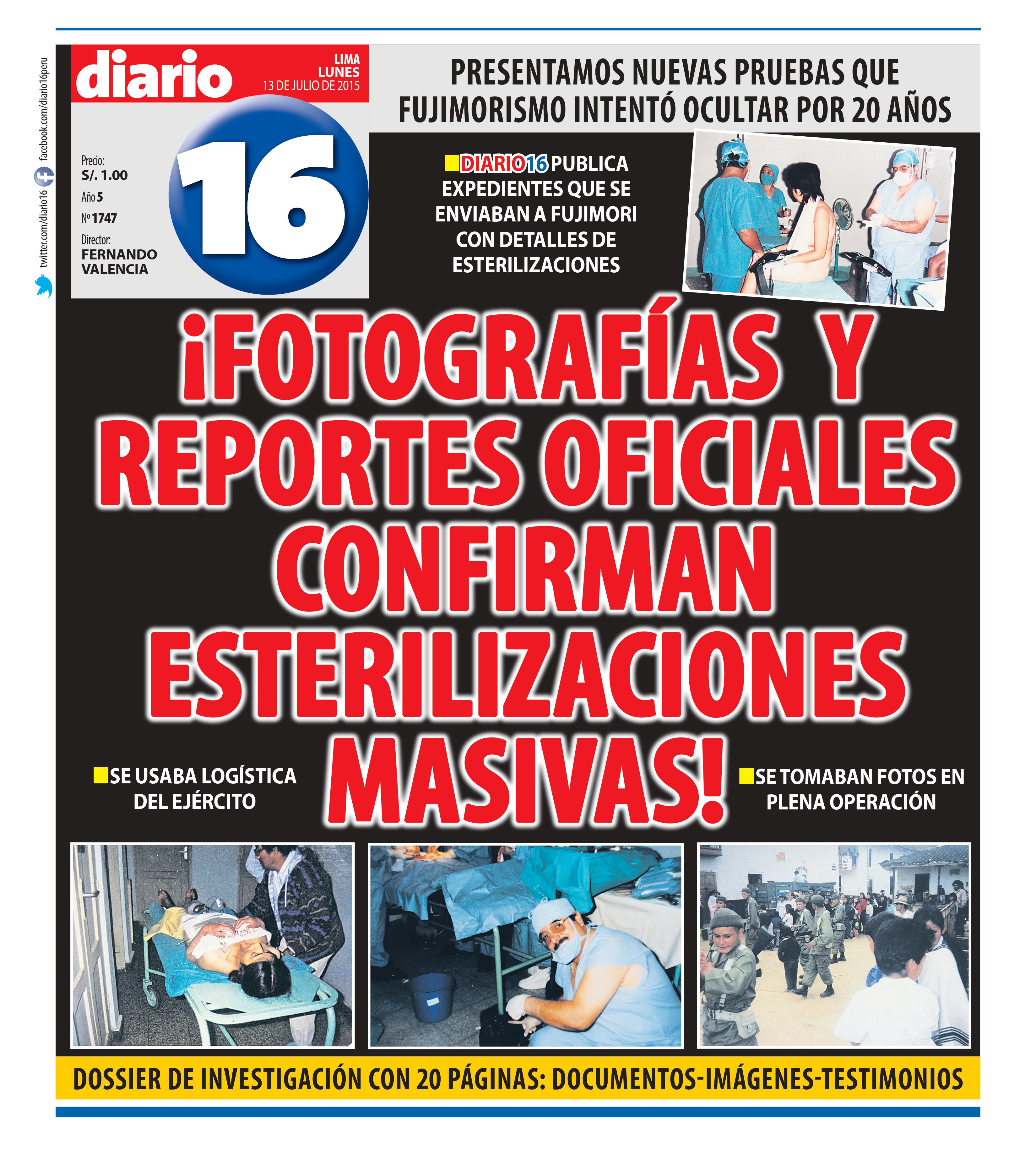 URGENTE... compren "DIARIO 16" de hoy lunes