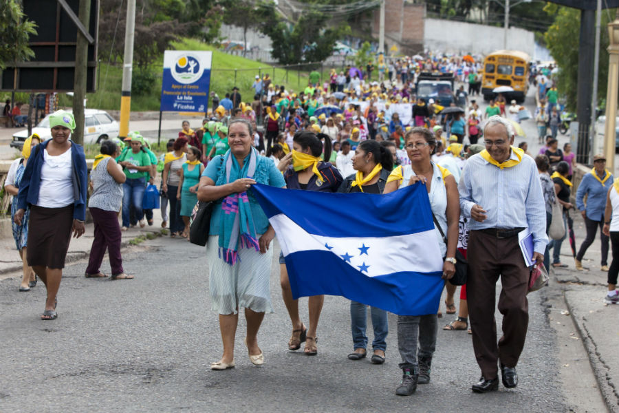 Honduras: Ecologistas marchan para pedir medidas ante el cambio climático