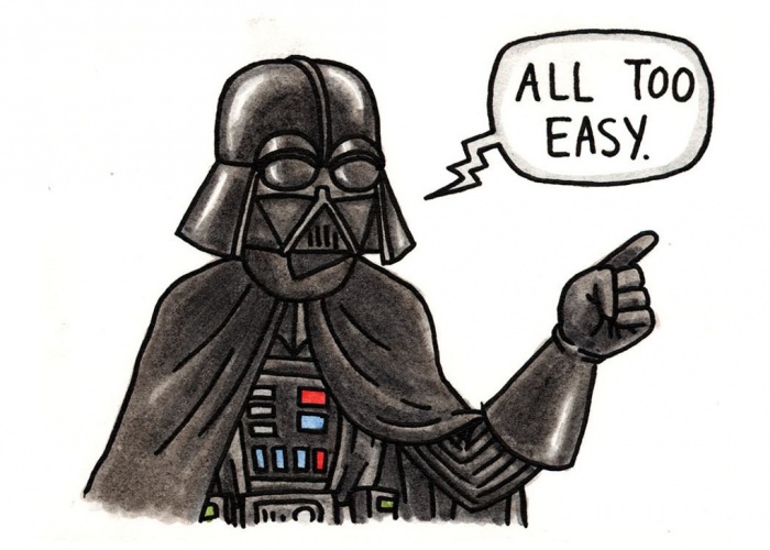 Post: Aprende a dibujar a Darth Vader en 8 pasos