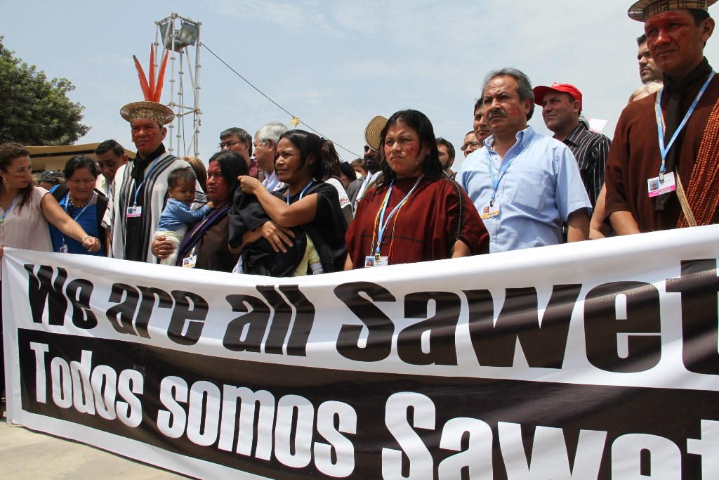 #COP20 Viudas de asháninkas asesinados por madereros ilegales piden justicia y titulación de territorios