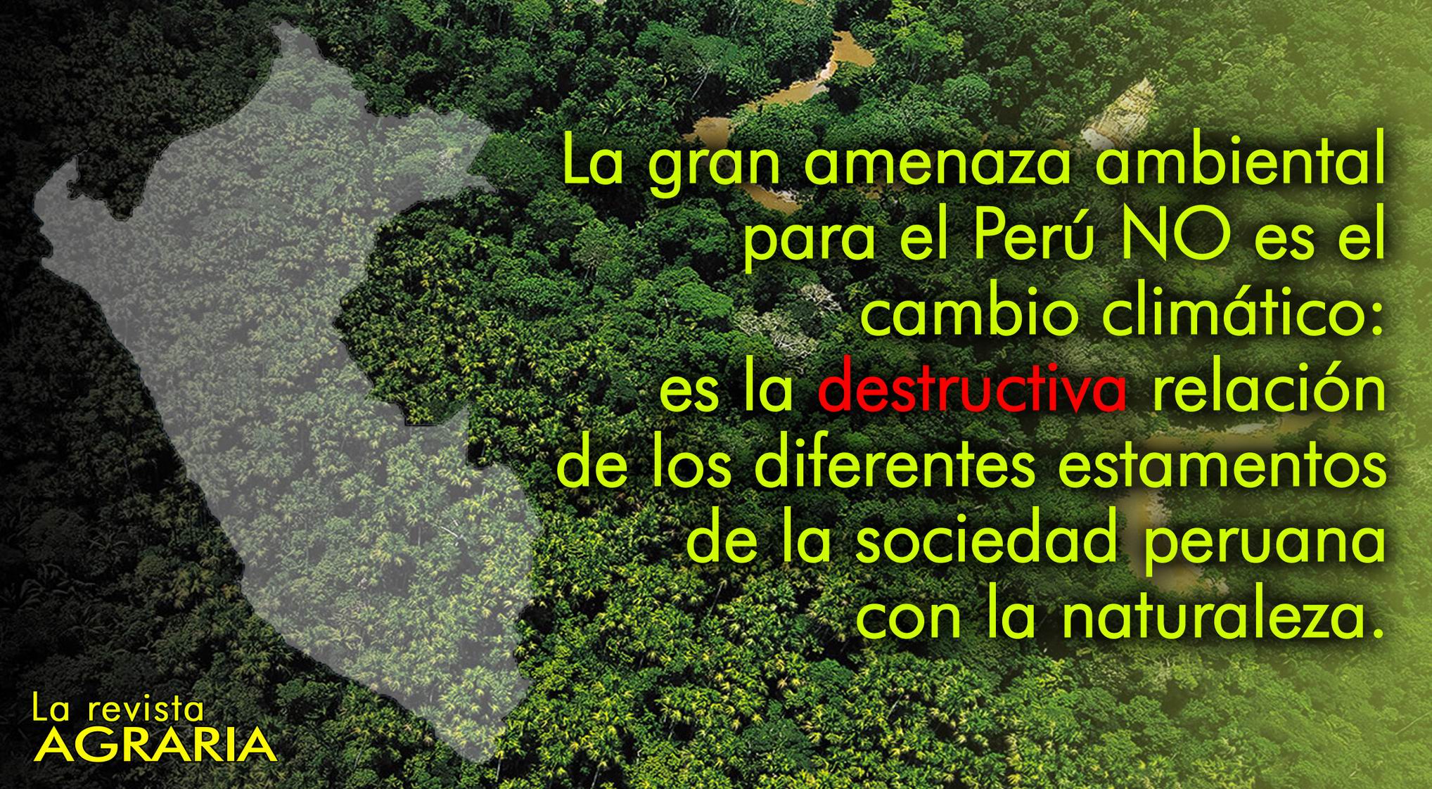 2014 Año de la Promoción de la Industria Responsable y del Compromiso Climático: una ironía