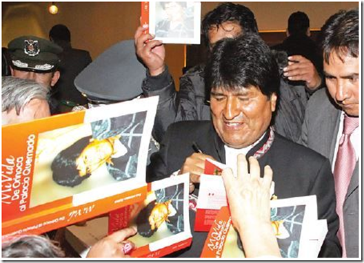 Evo Morales, autor