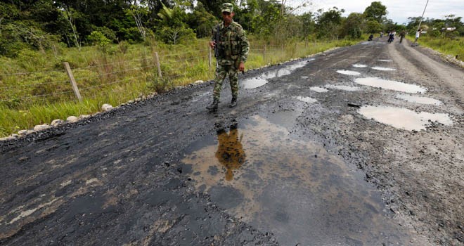 Colombia: Denuncian enorme daño ambiental por derrame de crudo por las FARC