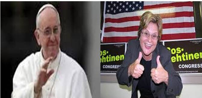 Ros-Lehtinen y el Papa Francisco: Sionismo y jesuitismo