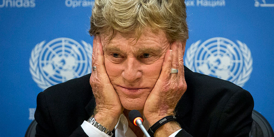 Robert Redford lleva a la ONU sus preocupaciones sobre el cambio climático