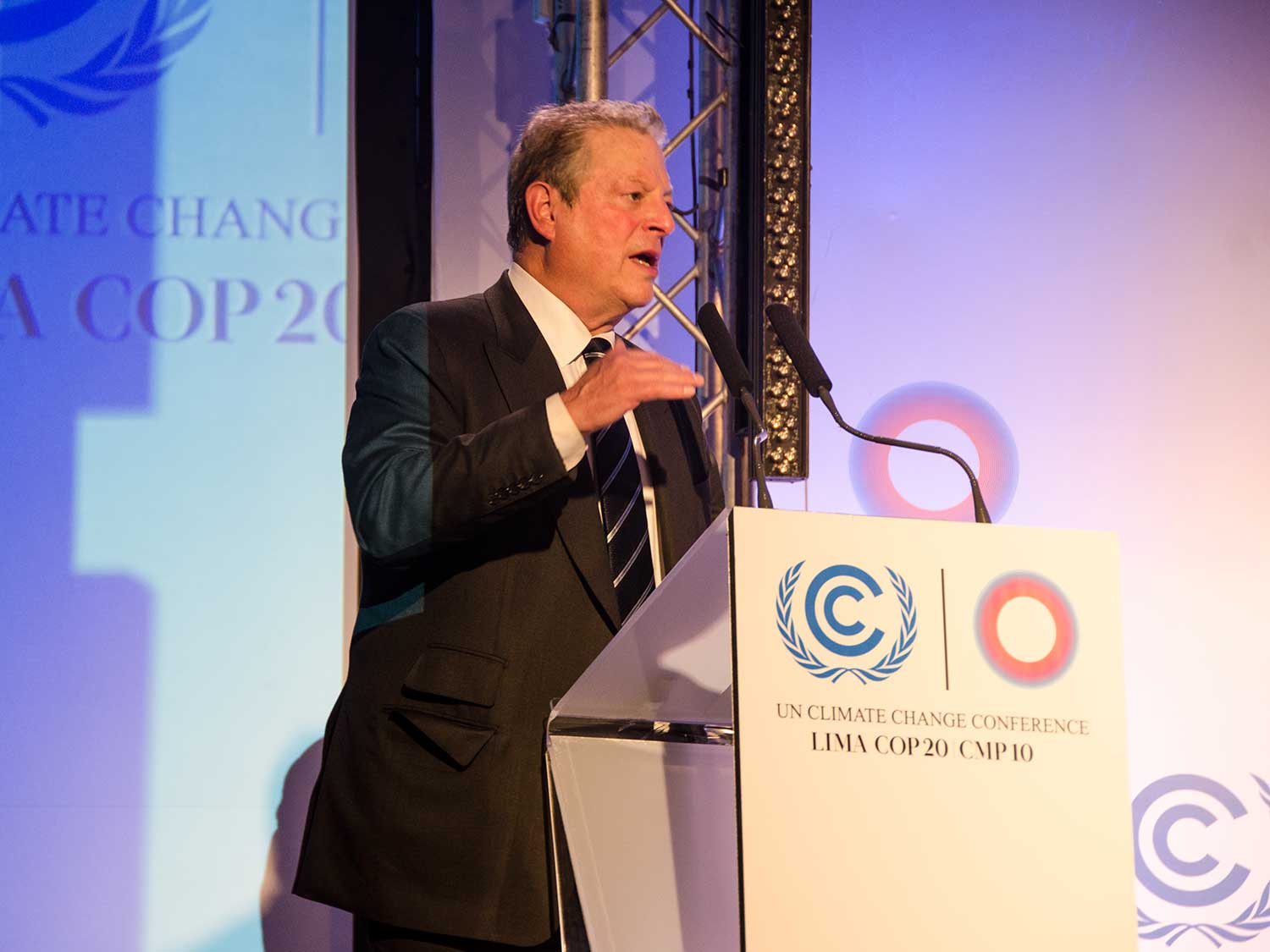 Al Gore sobre cambio climático: “Ahora se contratan actores para que digan que no se contamina”