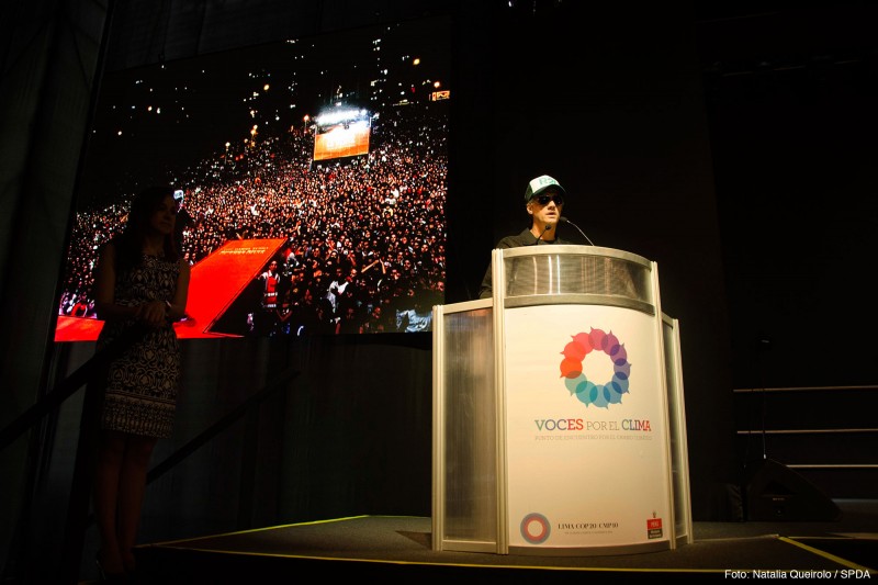 Mira el discurso de Charly Alberti en Voces por el Clima