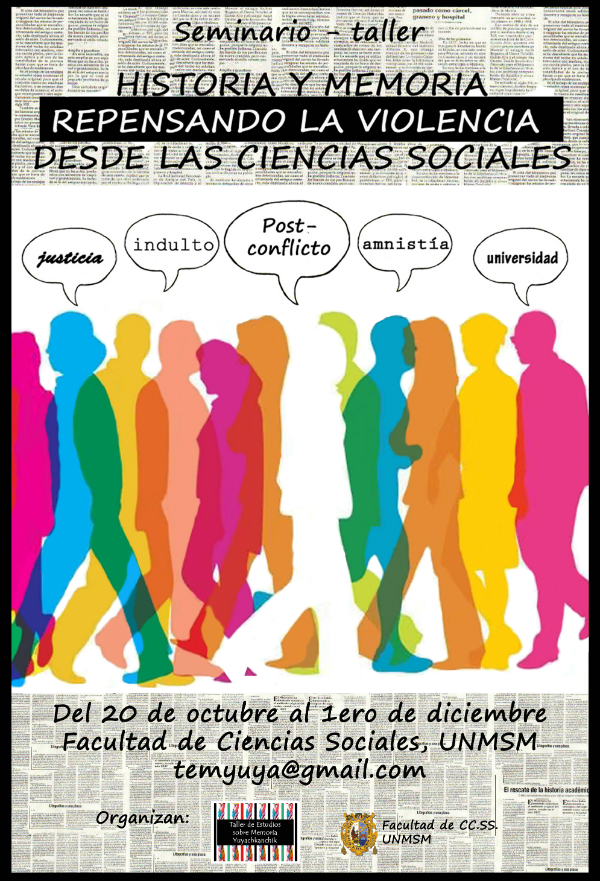 Noticia Construyendo memoria Realizarán taller sobre conflicto armado interno Noticia Construyendo memoria Realizarán taller sobre conflicto armado interno