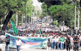 Rondas Campesinas de la Sierra recorrieron Piura en defensa del agua