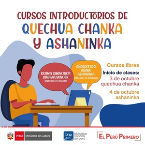 BNP y Ministerio de Cultura lanzan cursos online de lenguas indígenas u originarias