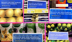 Ciudadanos le dicen a supermercados y productores: #NoMásPlástico por favor!