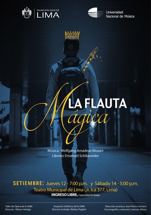 Brindarán dos funciones gratuitas de la ópera “La Flauta Mágica” en el Teatro Municipal de Lima