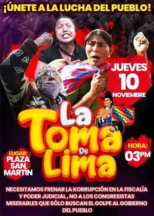 La toma de Lima #10N