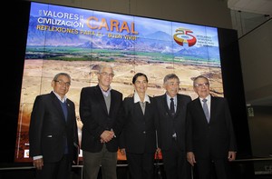 Inauguran exposición “Los Valores de la Civilización Caral” en el Ministerio de Cultura