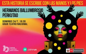 Hermanos Ballumbrosio y Perkutao se presentarán juntos por primera vez en el Gran Teatro Nacional