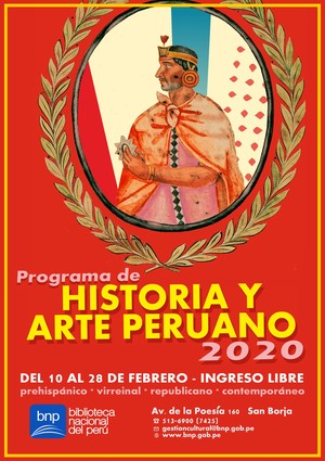 Dictarán curso gratuito de Historia y Arte Peruano en la BNP