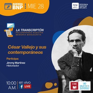 BNP realizará transcriptón “César Vallejo y sus contemporáneos”