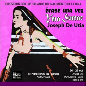 Centro Cultural Juan Parra del Riego inaugurará exposición “Érase una vez Yma Sumac”