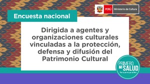 Lanzan la Encuesta Nacional por el Patrimonio