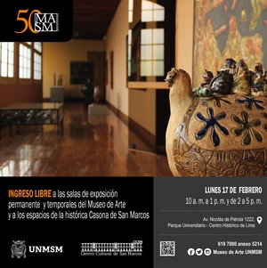 Con diversas actividades se celebrará los 50 años del Museo de Arte de San Marcos