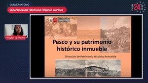 Ministerio de Cultura realiza conversatorio virtual “Importancia del Patrimonio Histórico en Pasco”