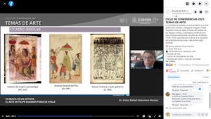 Presentan conferencia virtual “En busca de un artista: El arte de Felipe Guaman Poma de Ayala”