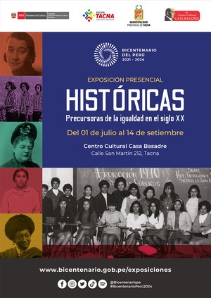 Muestra “Históricas: precursoras de la igualdad en el siglo XX” se exhibe en el Centro Cultural Casa Basadre del Banco de la Nación hasta el 14 de setiembre