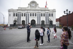 Niños guardianes del patrimonio visitaron obras de peatonalización en el Centro Histórico de Lima