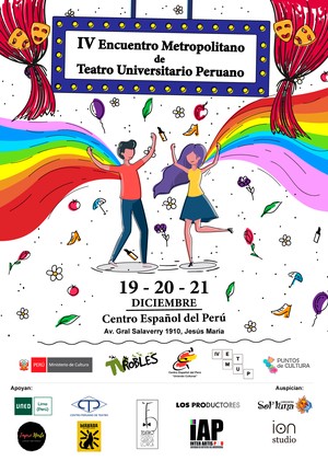 TVRobles presentará el IV Encuentro Metropolitano de Teatro Universitario Peruano en el Centro Español del Perú