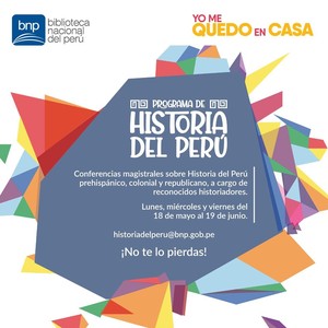 BNP presentará programa virtual de Historia del Perú