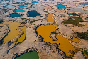 Pozas de minería ilegal: estudio revela que son un obstáculo para reforestar un tercio de La Pampa